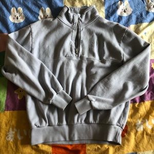 Periwinkle Blue Brandy Melville Half Zip